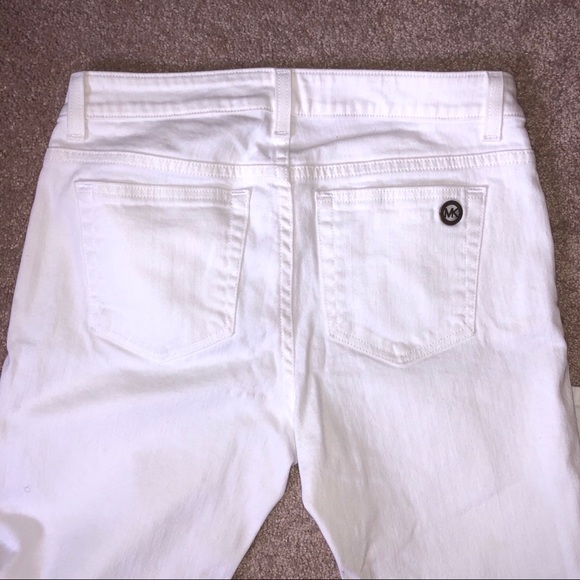 Michael Kors White Crop Jean Size 2 - Picture 6 of 8